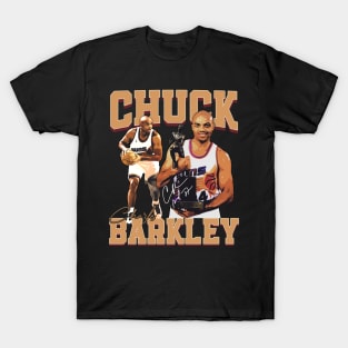 Charles Barkley The Chuck Basketball Legend Signature Vintage Retro 80s 90s Bootleg Rap Style T-Shirt